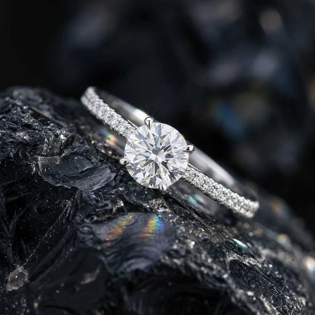 KEVOOR Solitaire Diamond Ring